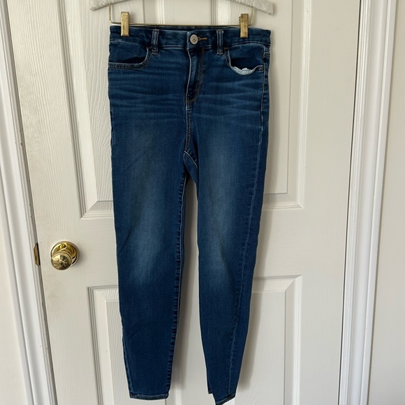 American Eagle Dark Wash Skinny Jeans PETITE - Picture 1 of 2